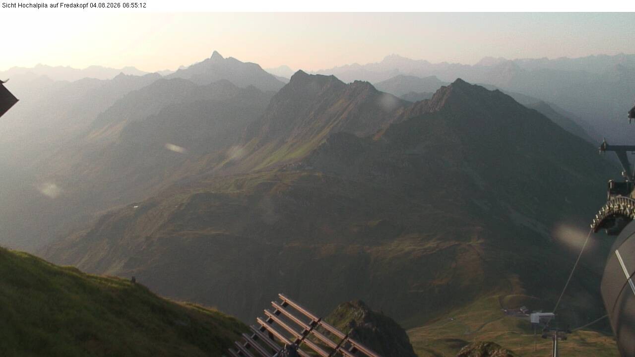 Archiv Foto Webcam Hochalpila Bahn in der Silvretta Montafon