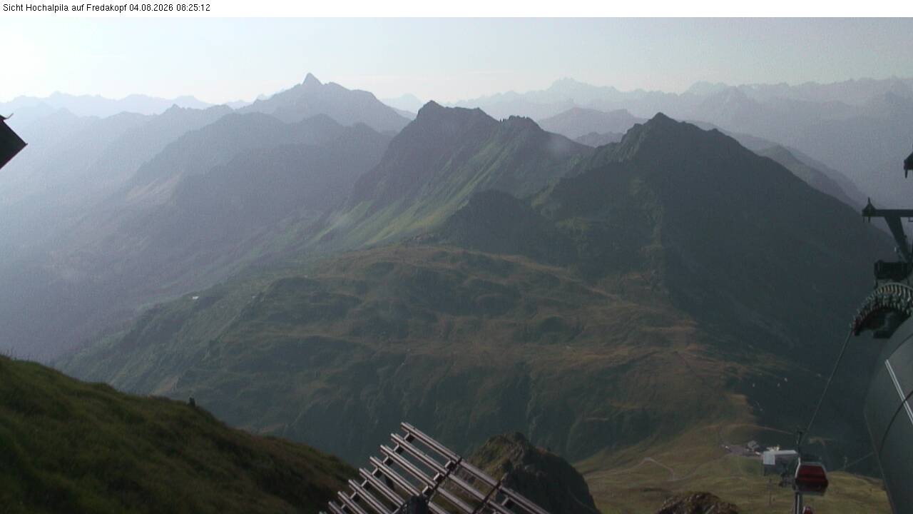 Archiv Foto Webcam Hochalpila Bahn in der Silvretta Montafon