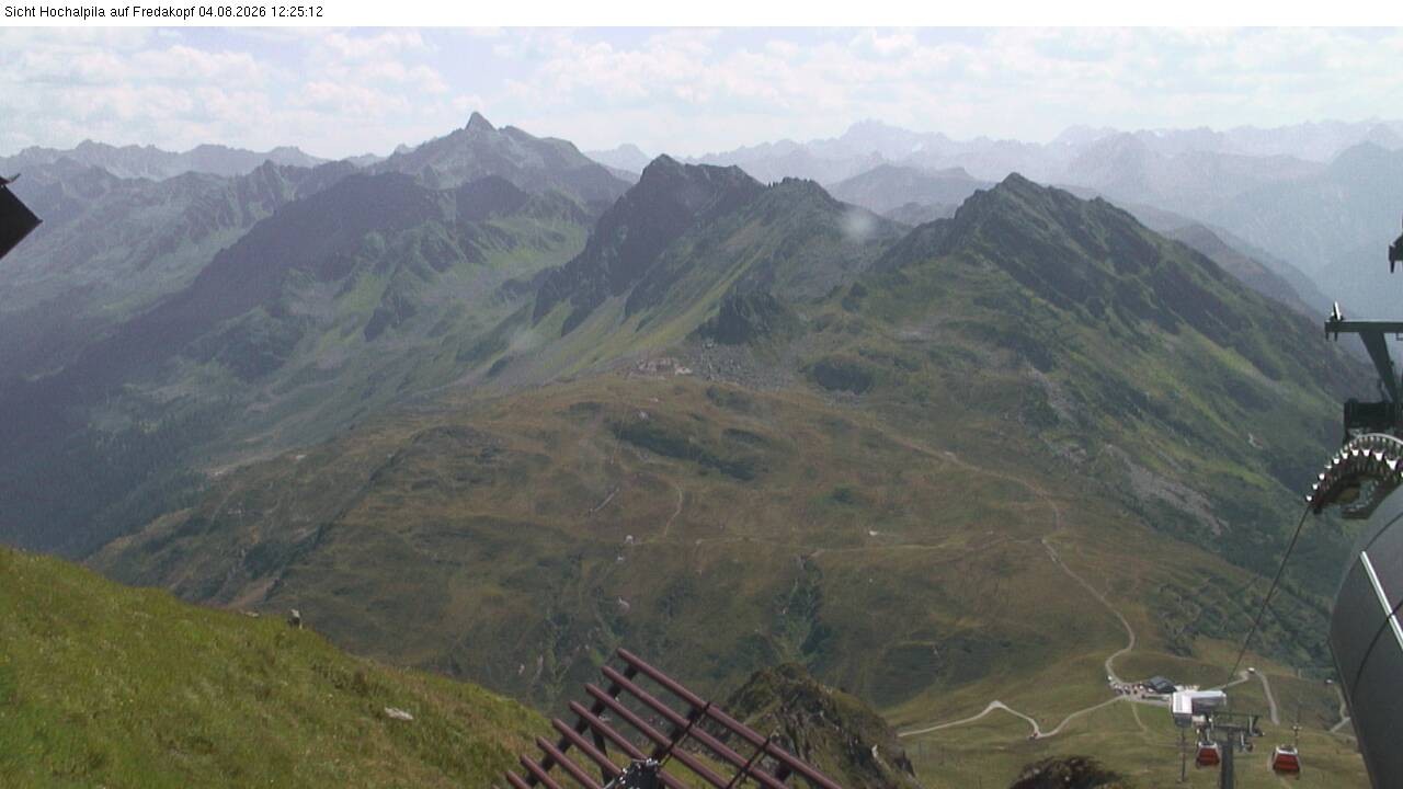 Archiv Foto Webcam Hochalpila Bahn in der Silvretta Montafon