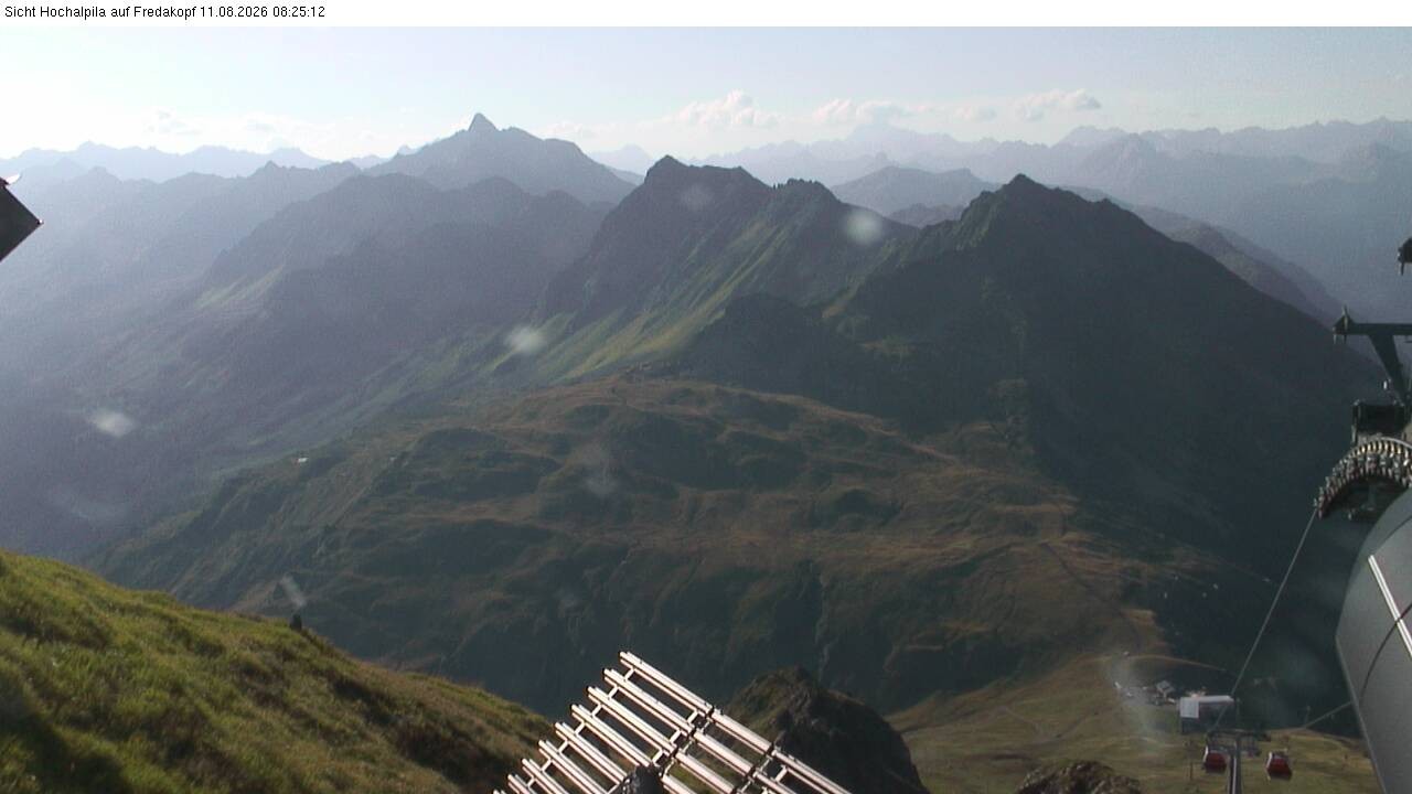 Archiv Foto Webcam Hochalpila Bahn in der Silvretta Montafon