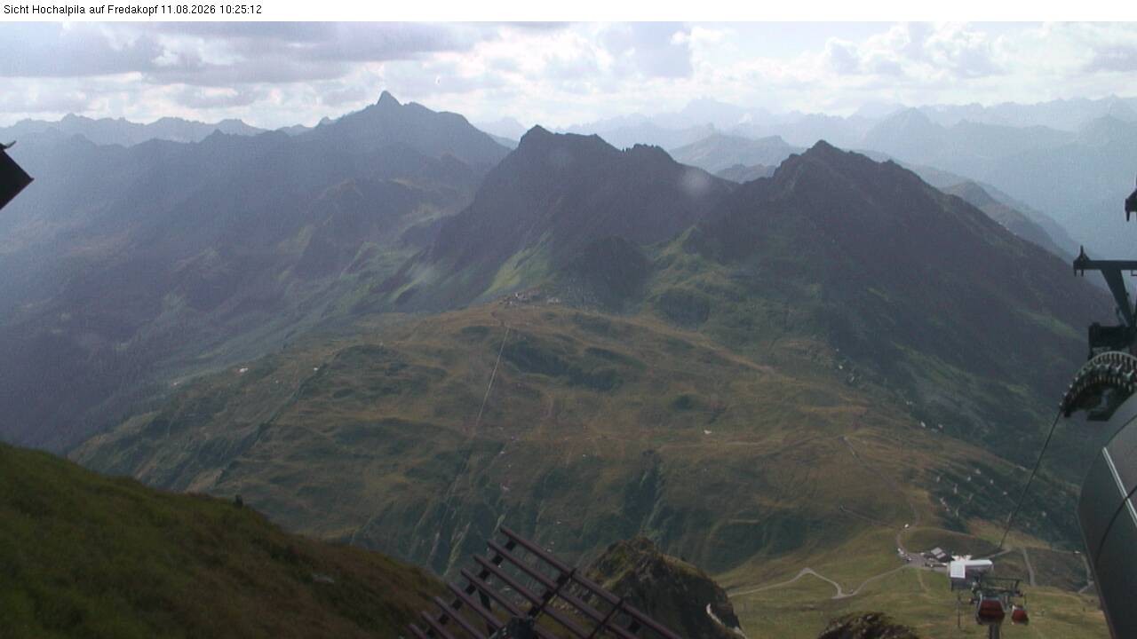 Archiv Foto Webcam Hochalpila Bahn in der Silvretta Montafon