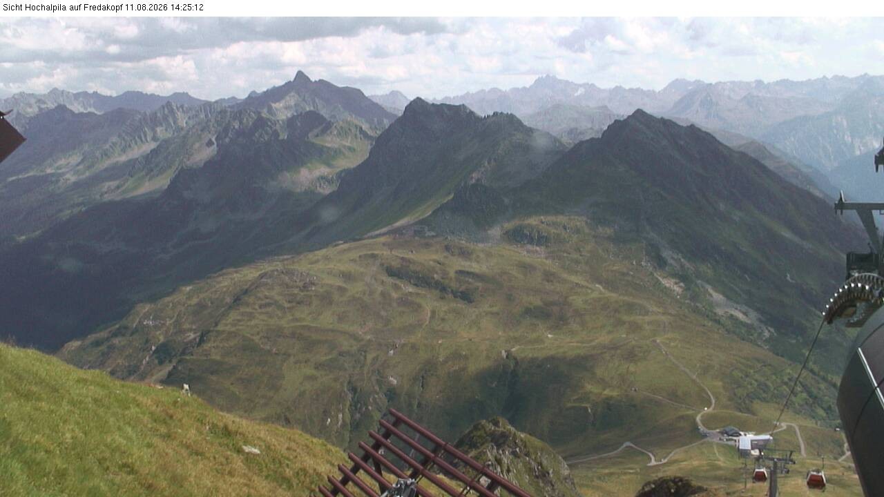Archiv Foto Webcam Hochalpila Bahn in der Silvretta Montafon