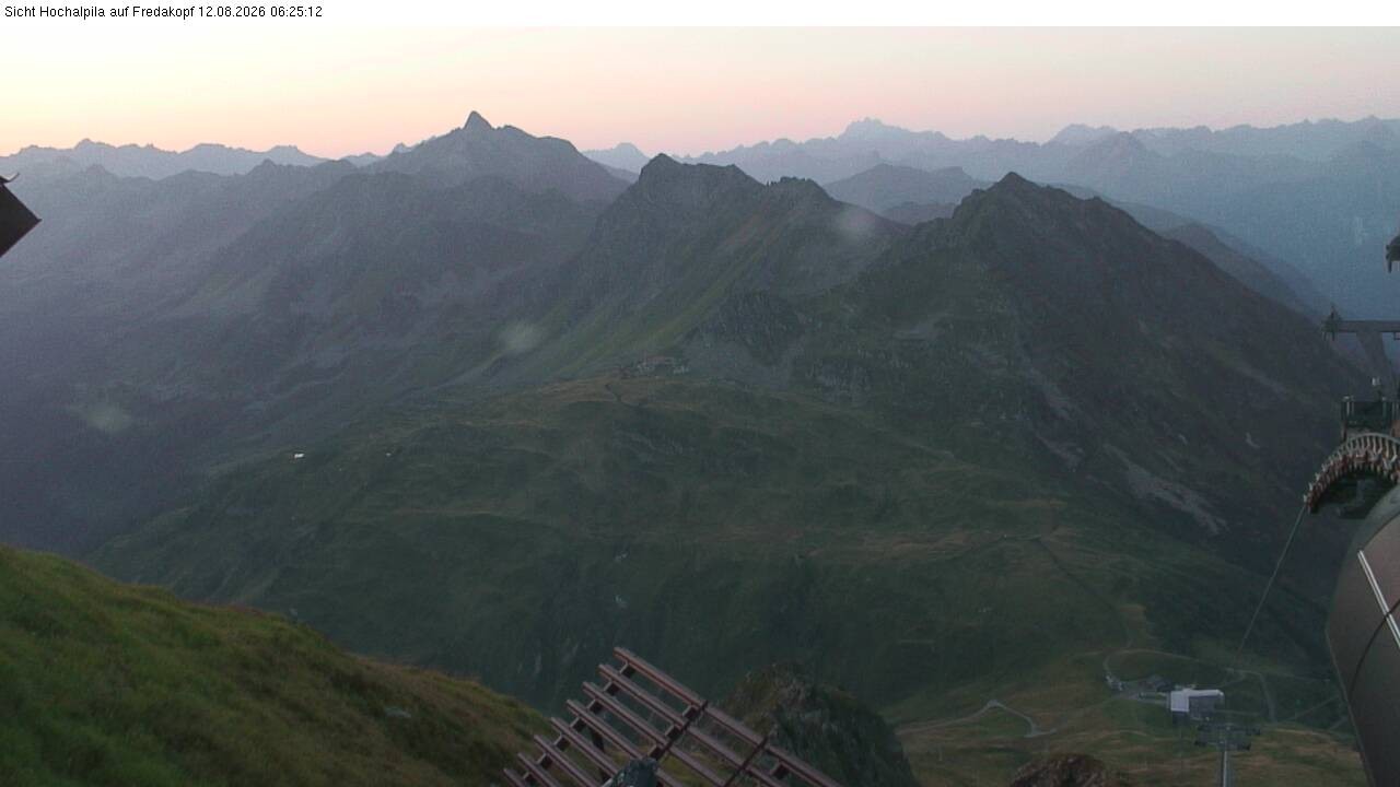 Archiv Foto Webcam Hochalpila Bahn in der Silvretta Montafon