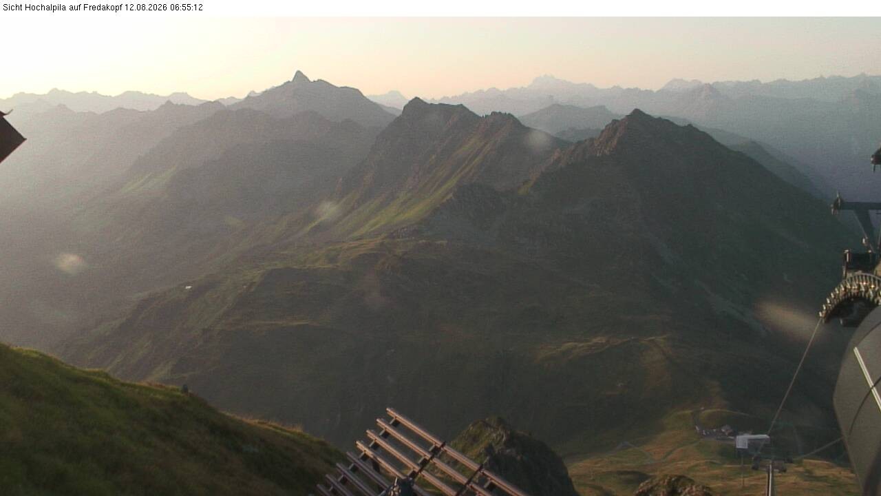 Archiv Foto Webcam Hochalpila Bahn in der Silvretta Montafon
