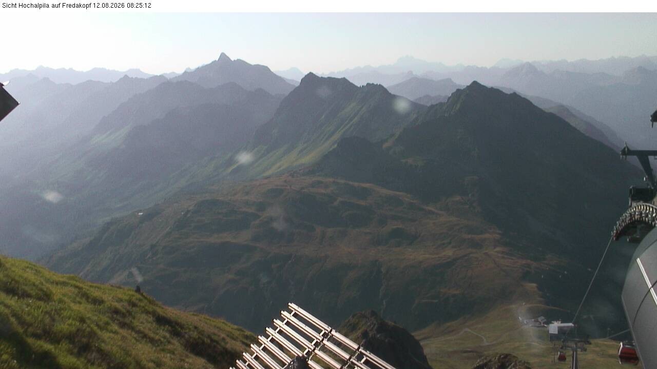 Archiv Foto Webcam Hochalpila Bahn in der Silvretta Montafon