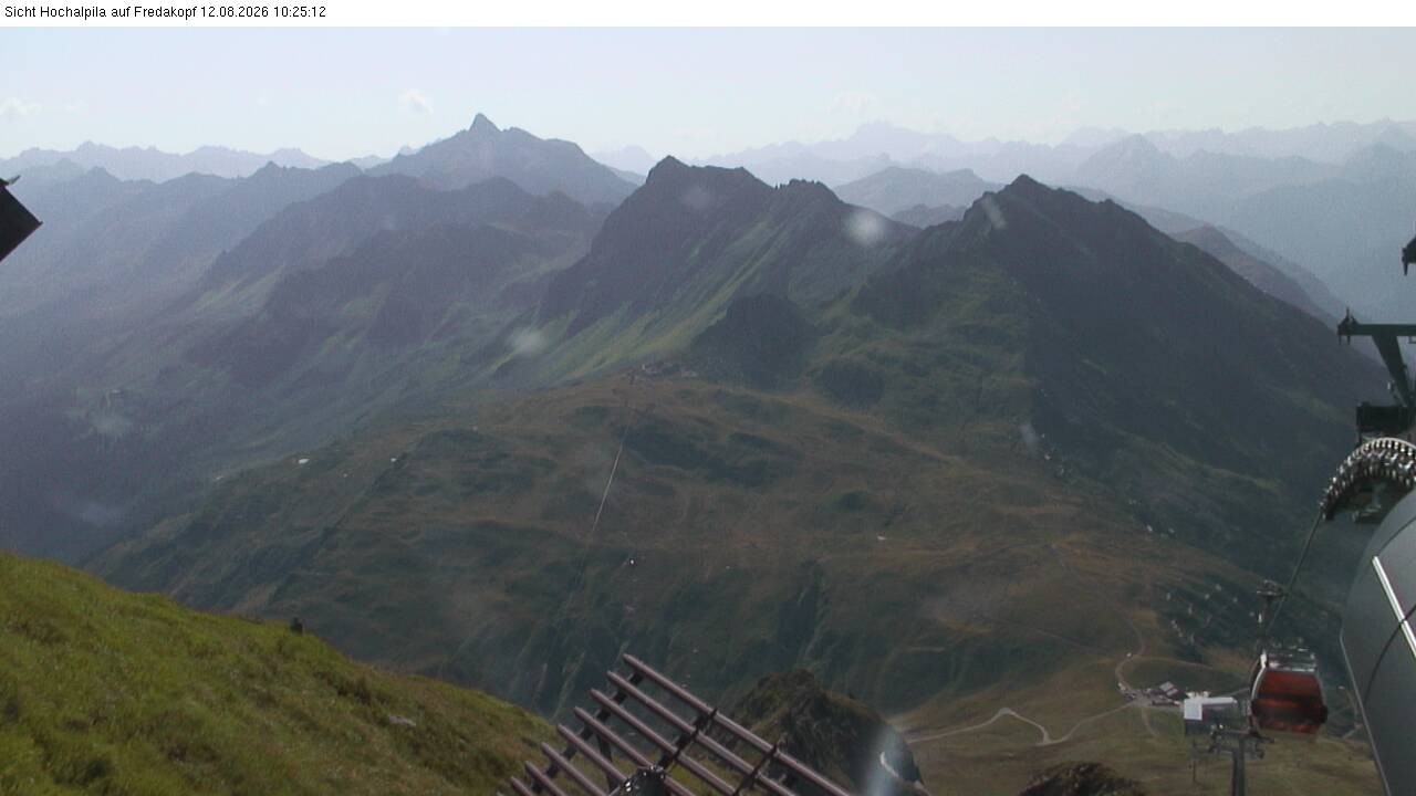 Archiv Foto Webcam Hochalpila Bahn in der Silvretta Montafon