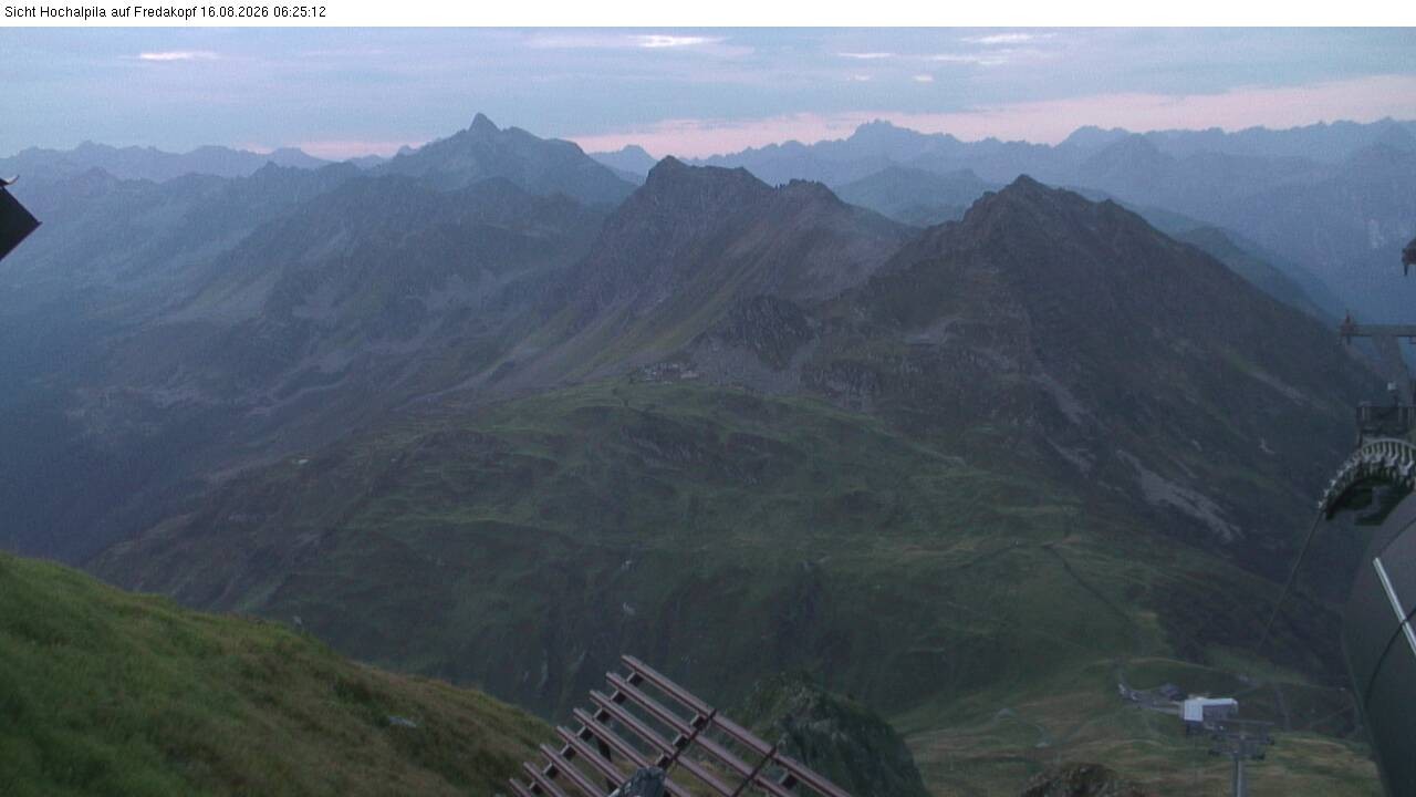 Archiv Foto Webcam Hochalpila Bahn in der Silvretta Montafon