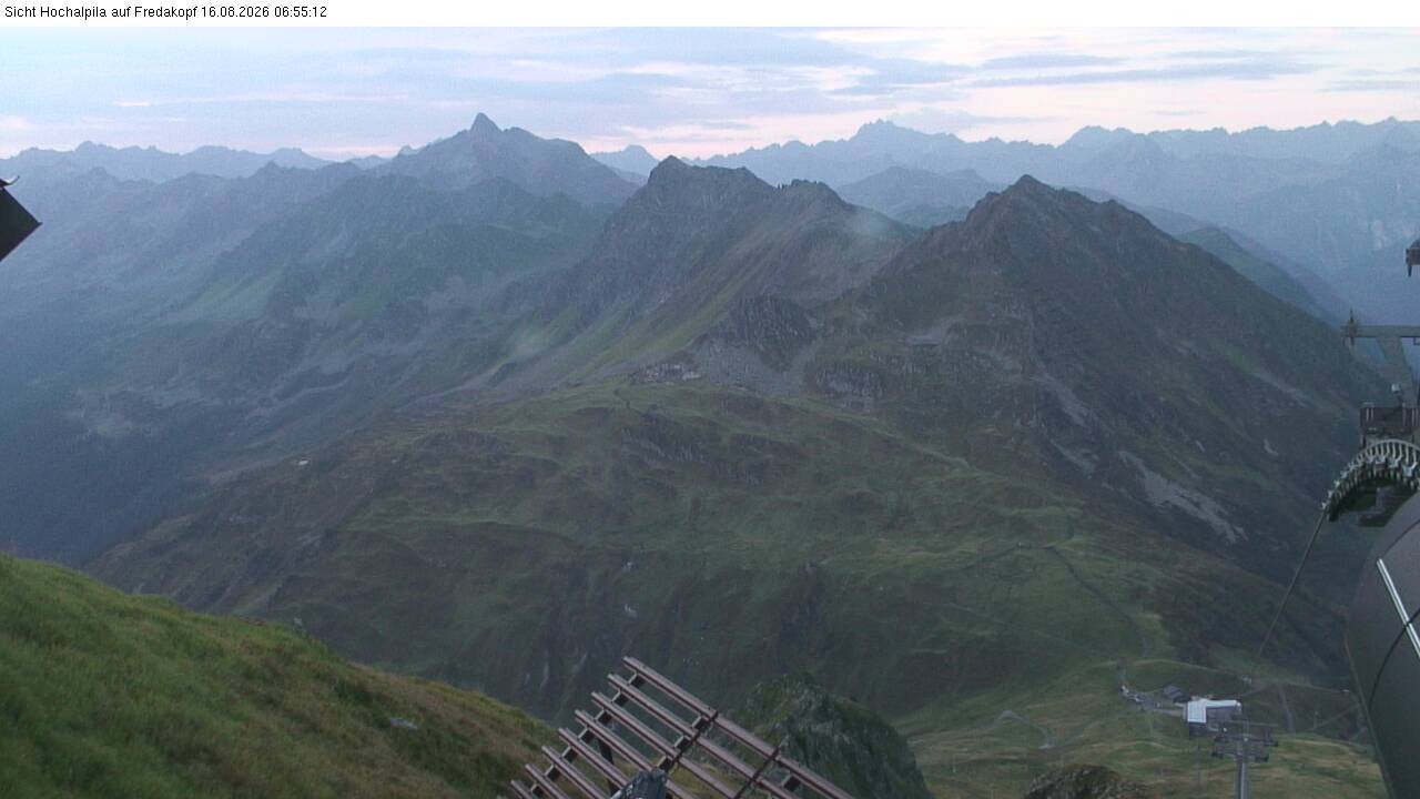 Archiv Foto Webcam Hochalpila Bahn in der Silvretta Montafon