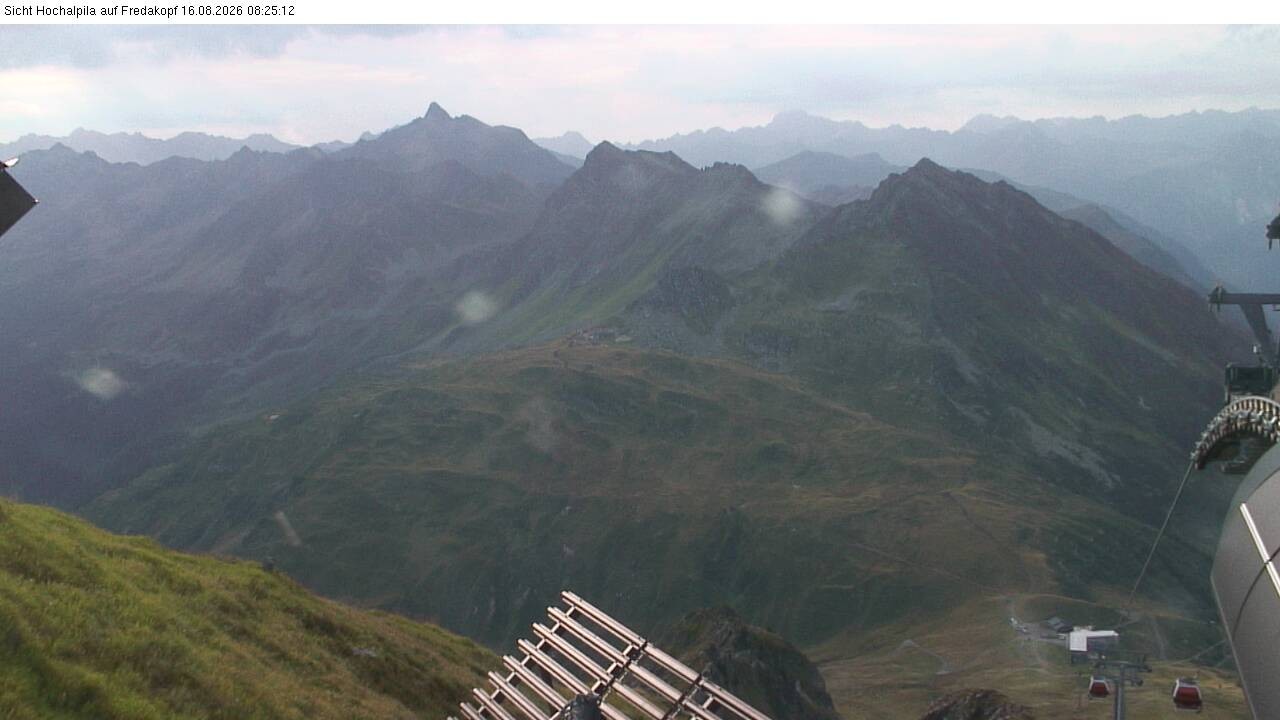 Archiv Foto Webcam Hochalpila Bahn in der Silvretta Montafon