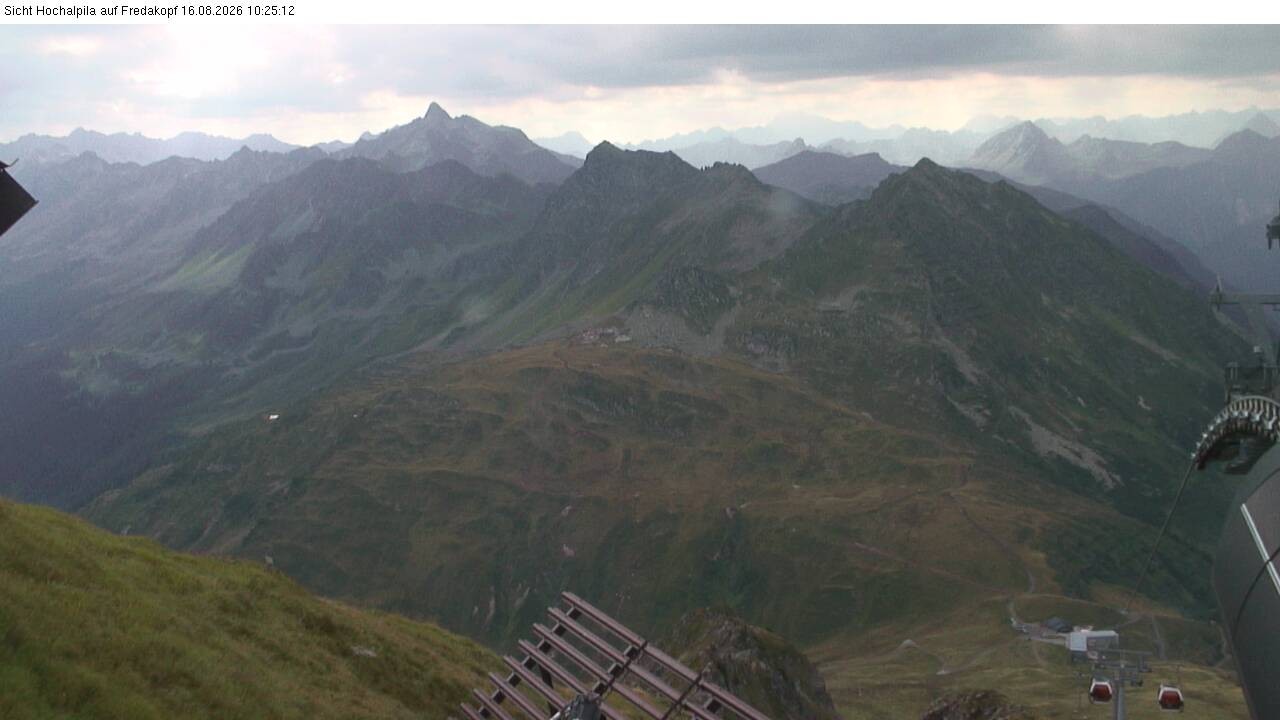 Archiv Foto Webcam Hochalpila Bahn in der Silvretta Montafon