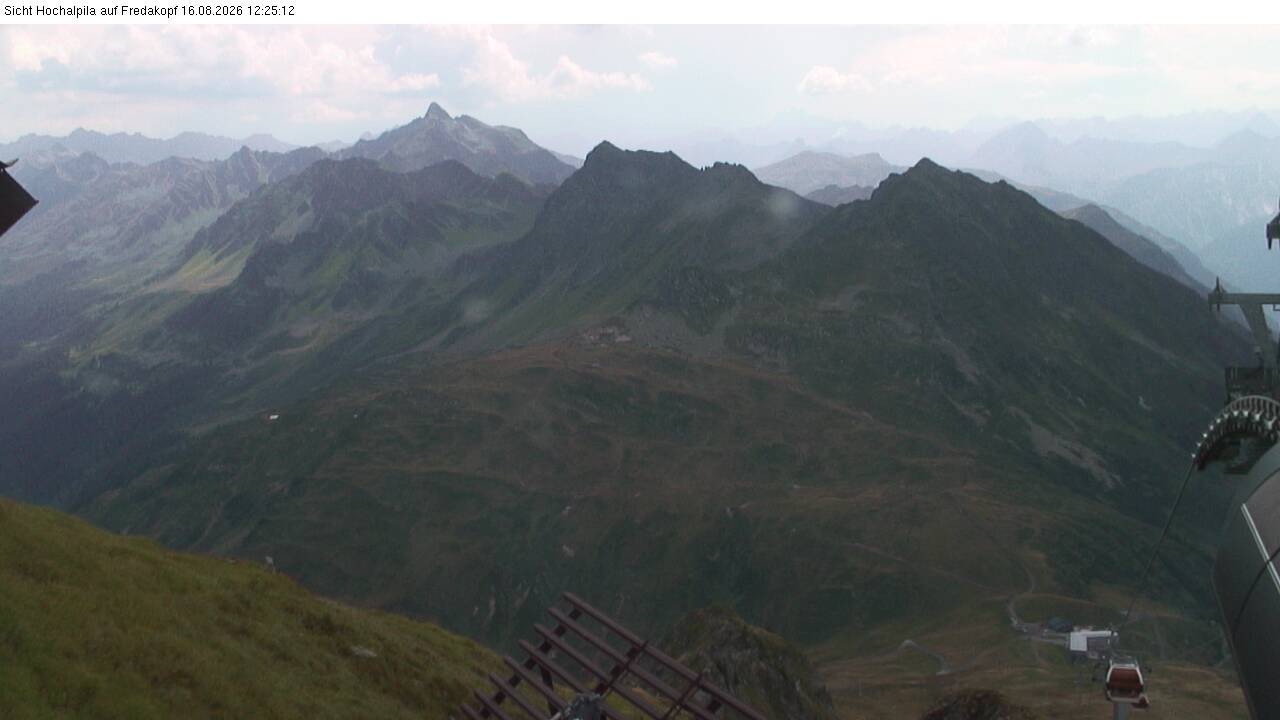 Archiv Foto Webcam Hochalpila Bahn in der Silvretta Montafon