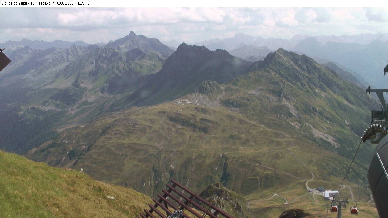 Archiv Foto Webcam Hochalpila Bahn in der Silvretta Montafon