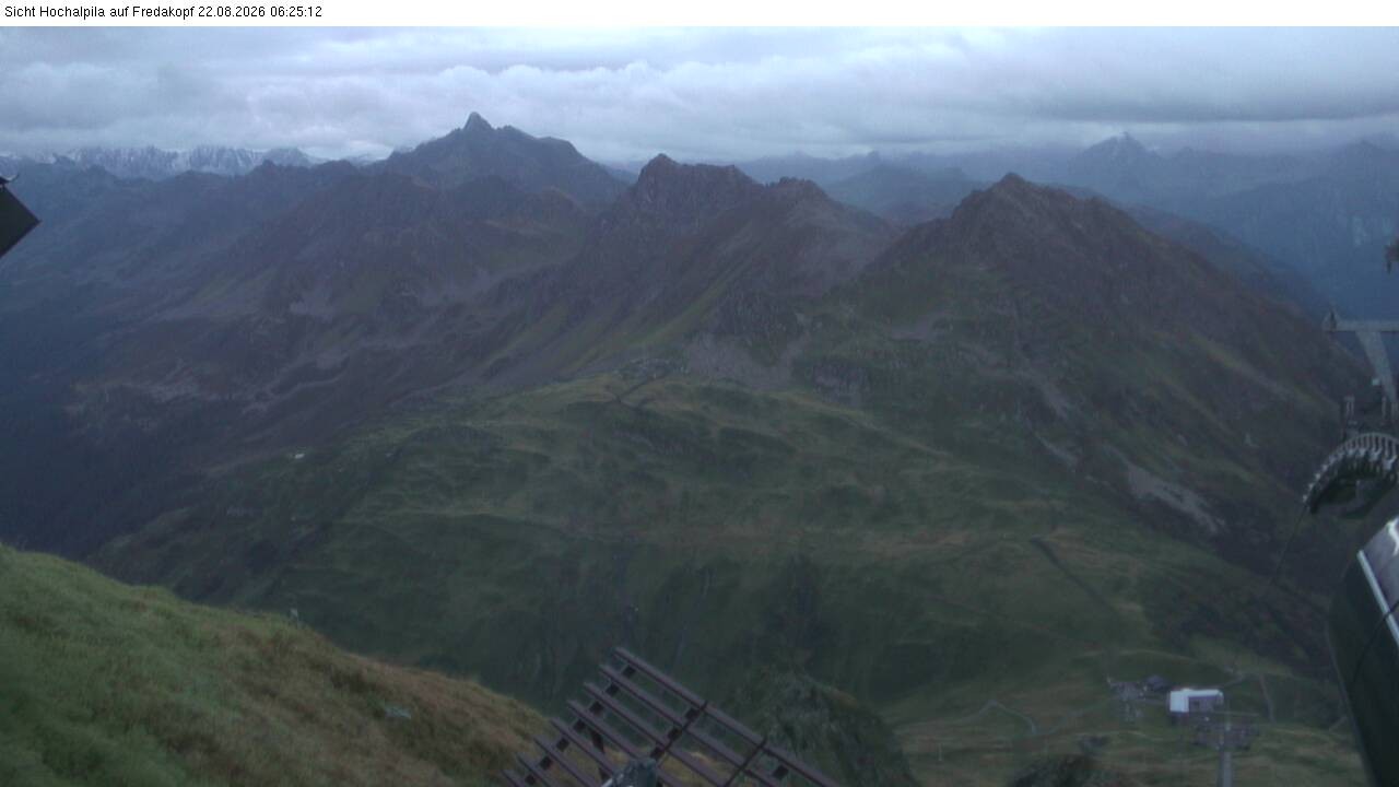 Archiv Foto Webcam Hochalpila Bahn in der Silvretta Montafon