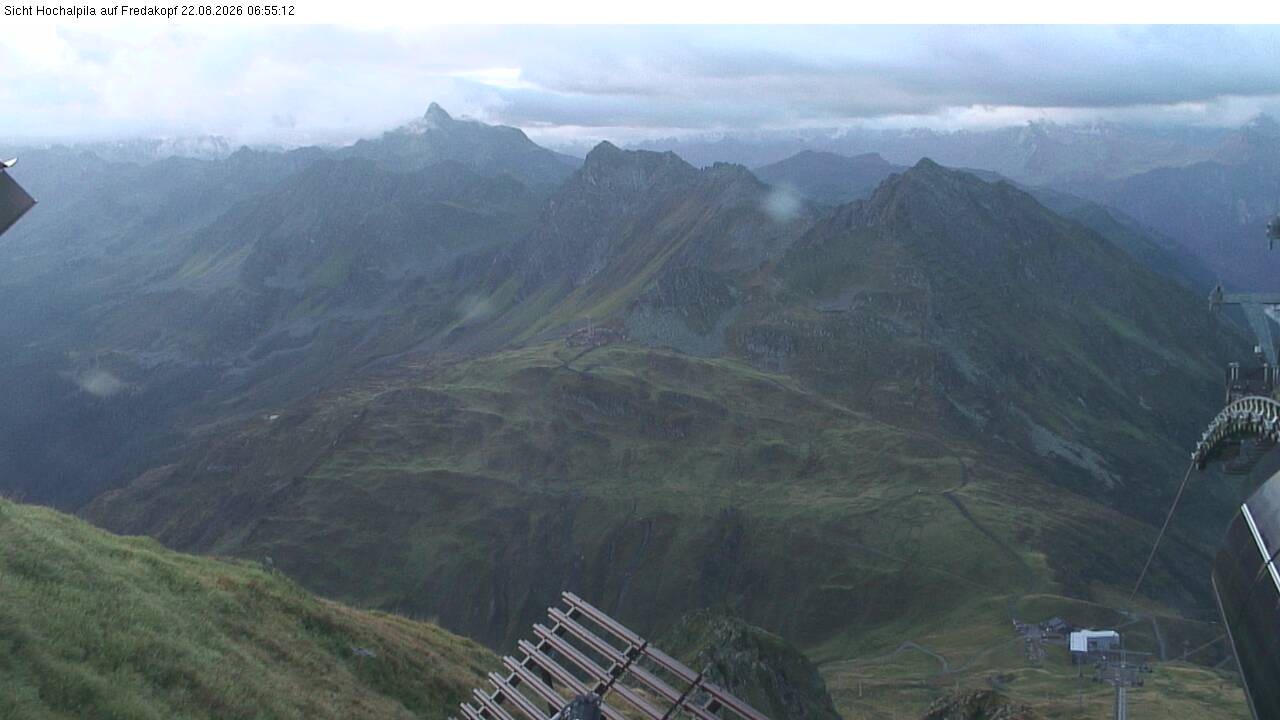 Archiv Foto Webcam Hochalpila Bahn in der Silvretta Montafon