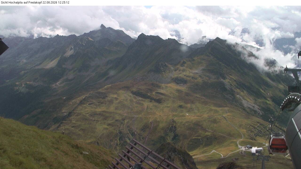 Archiv Foto Webcam Hochalpila Bahn in der Silvretta Montafon