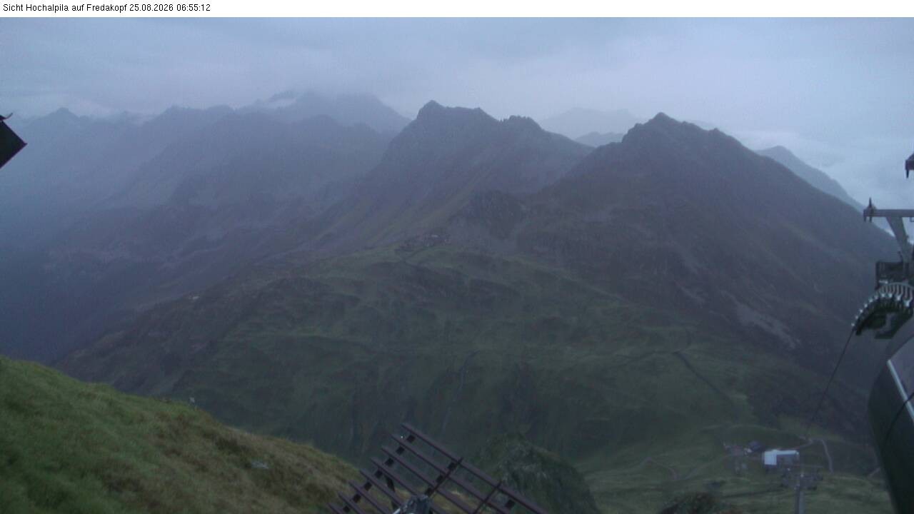 Archiv Foto Webcam Hochalpila Bahn in der Silvretta Montafon