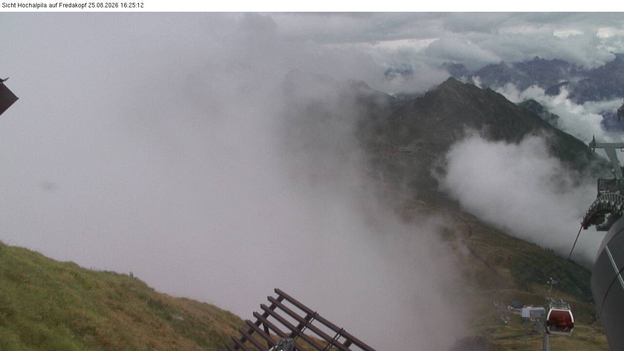 Archiv Foto Webcam Hochalpila Bahn in der Silvretta Montafon
