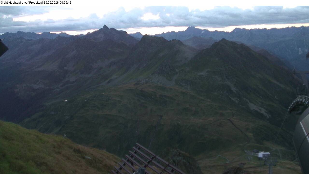 Archiv Foto Webcam Hochalpila Bahn in der Silvretta Montafon