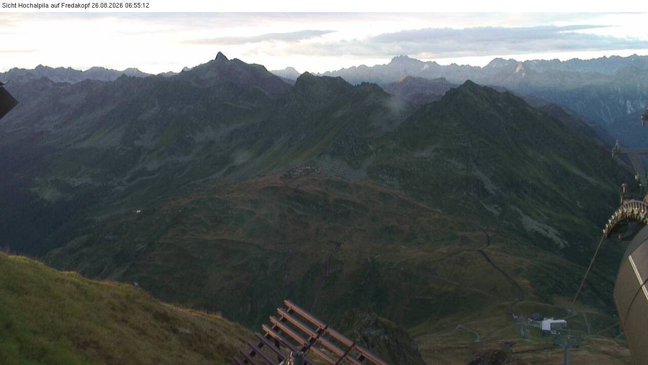 Archiv Foto Webcam Hochalpila Bahn in der Silvretta Montafon