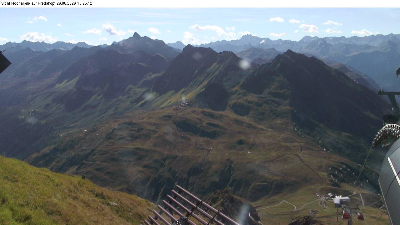 Archiv Foto Webcam Hochalpila Bahn in der Silvretta Montafon