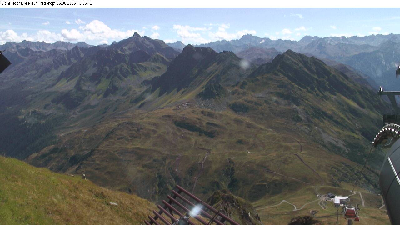 Archiv Foto Webcam Hochalpila Bahn in der Silvretta Montafon