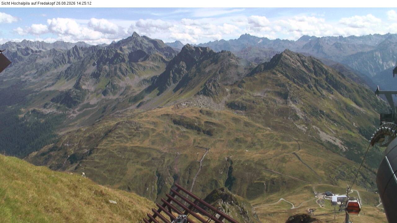 Archiv Foto Webcam Hochalpila Bahn in der Silvretta Montafon