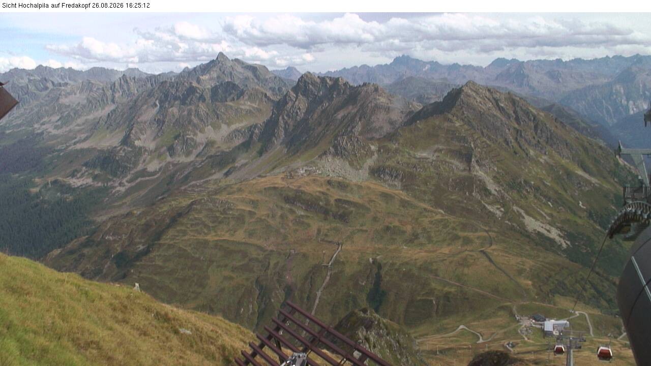 Archiv Foto Webcam Hochalpila Bahn in der Silvretta Montafon