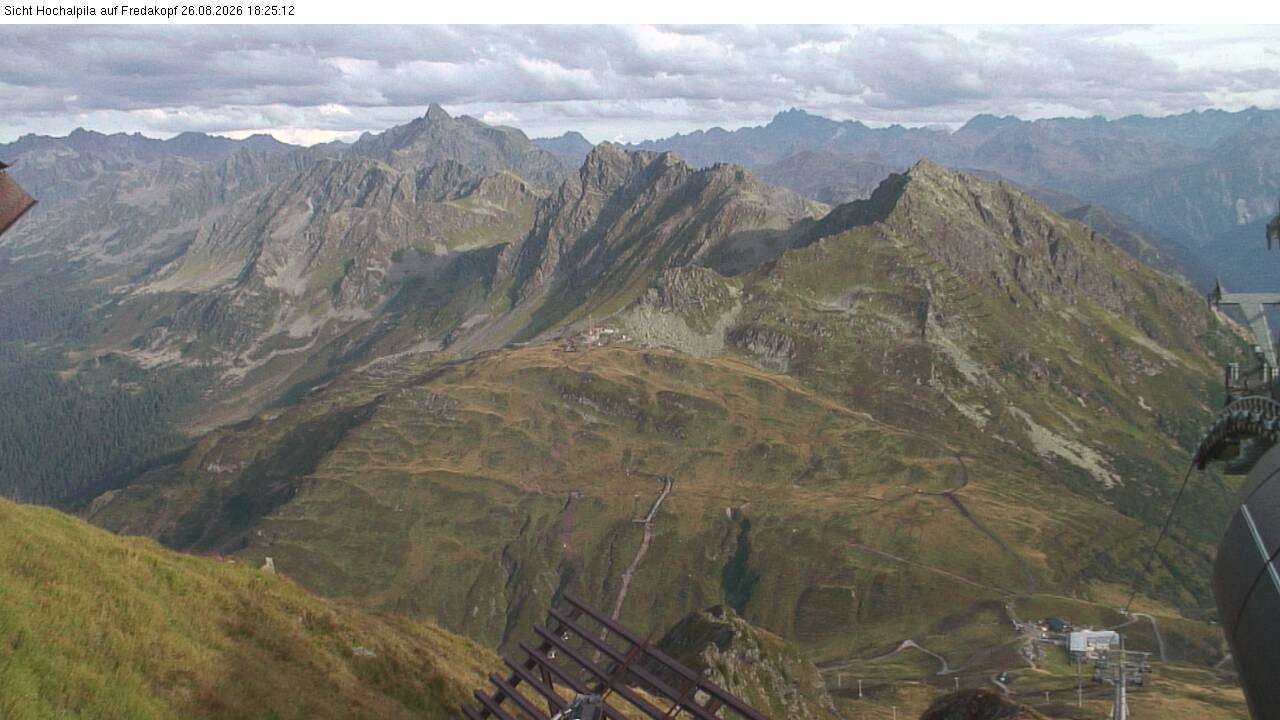 Archiv Foto Webcam Hochalpila Bahn in der Silvretta Montafon