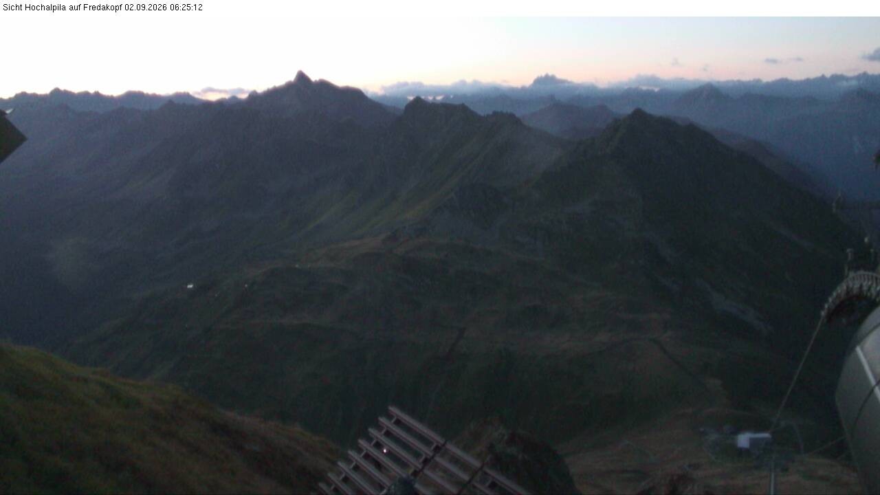 Archiv Foto Webcam Hochalpila Bahn in der Silvretta Montafon