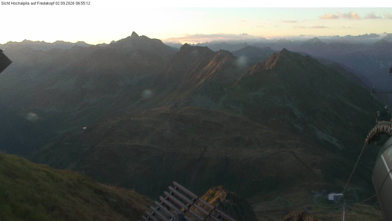Archiv Foto Webcam Hochalpila Bahn in der Silvretta Montafon