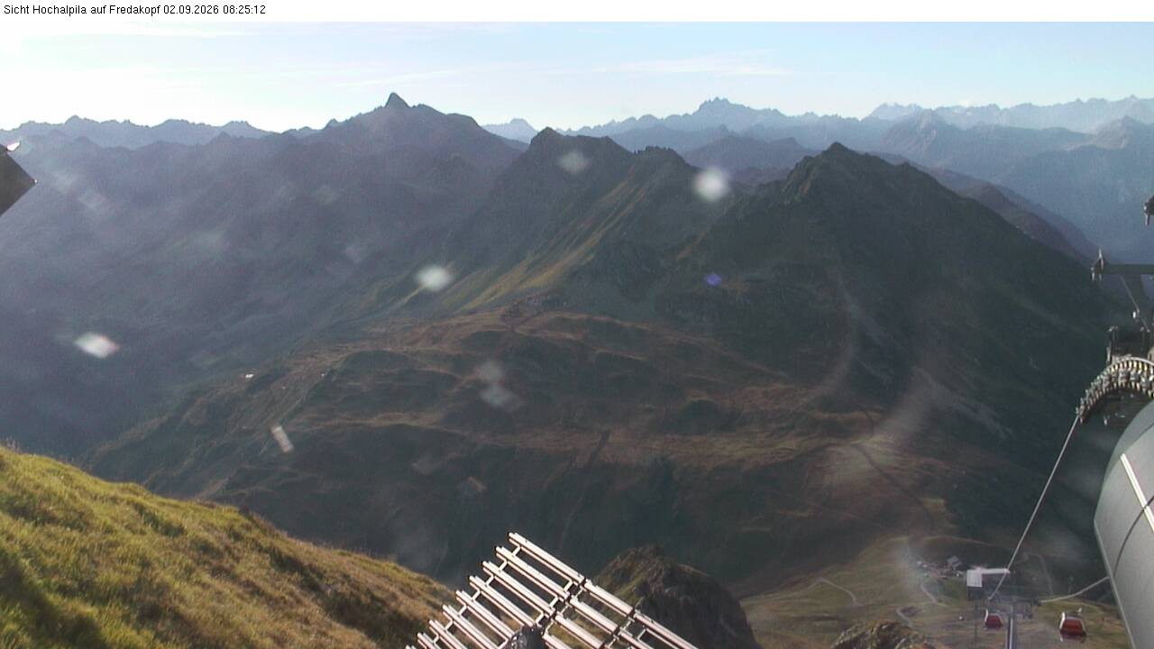 Archiv Foto Webcam Hochalpila Bahn in der Silvretta Montafon