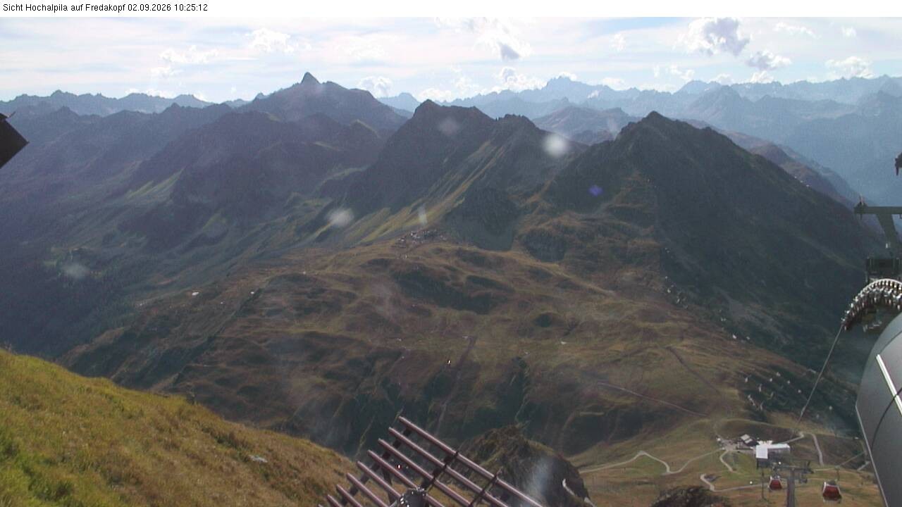 Archiv Foto Webcam Hochalpila Bahn in der Silvretta Montafon