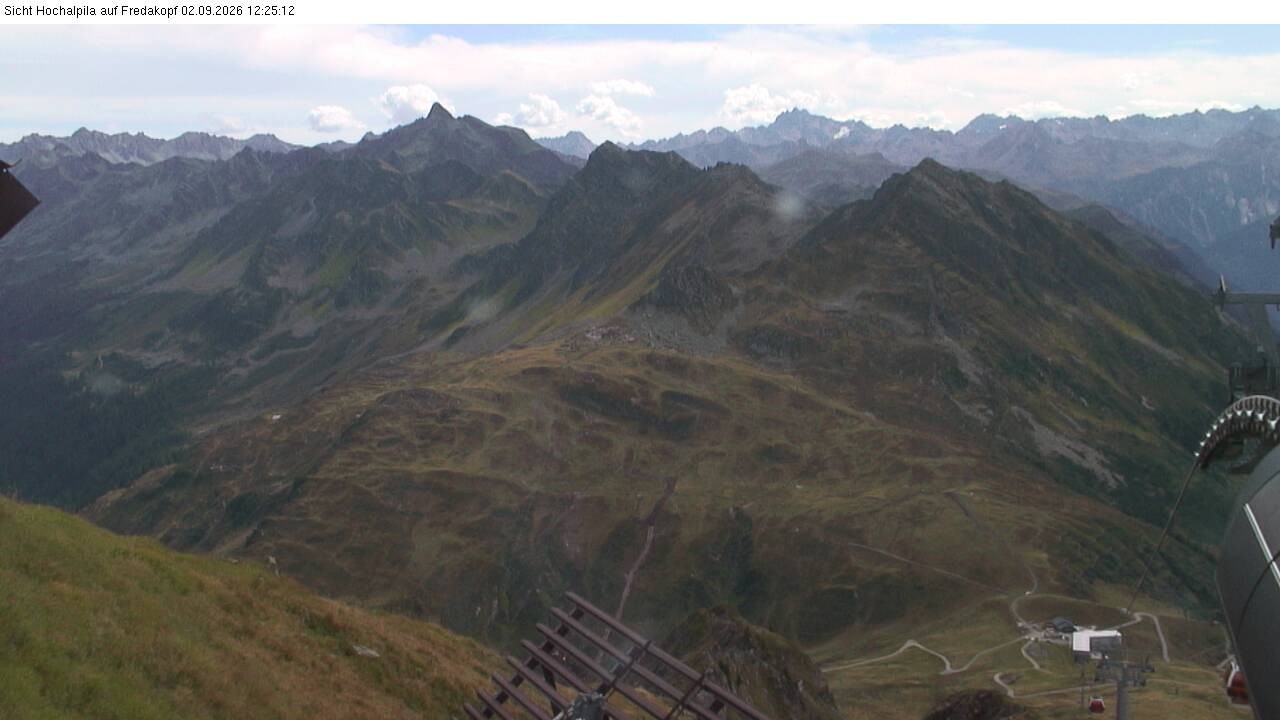 Archiv Foto Webcam Hochalpila Bahn in der Silvretta Montafon