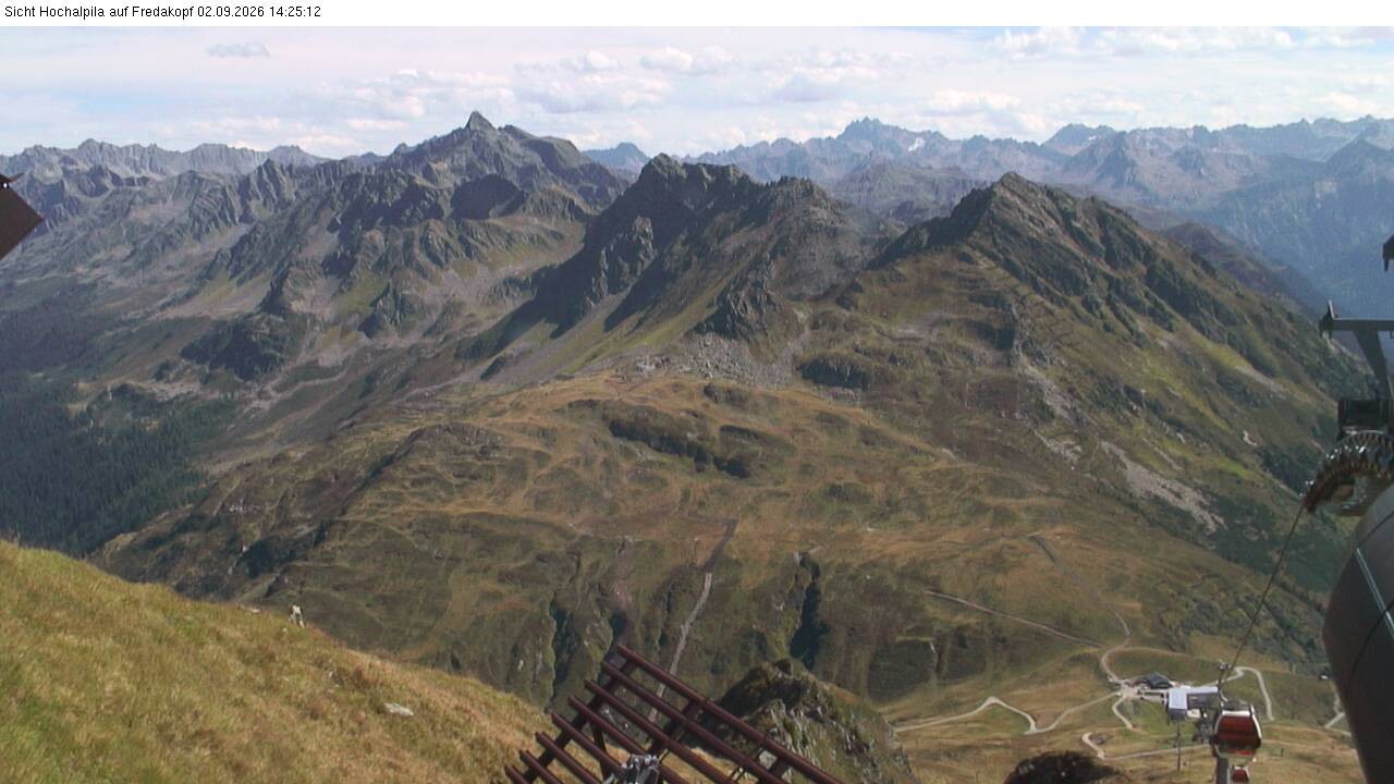 Archiv Foto Webcam Hochalpila Bahn in der Silvretta Montafon