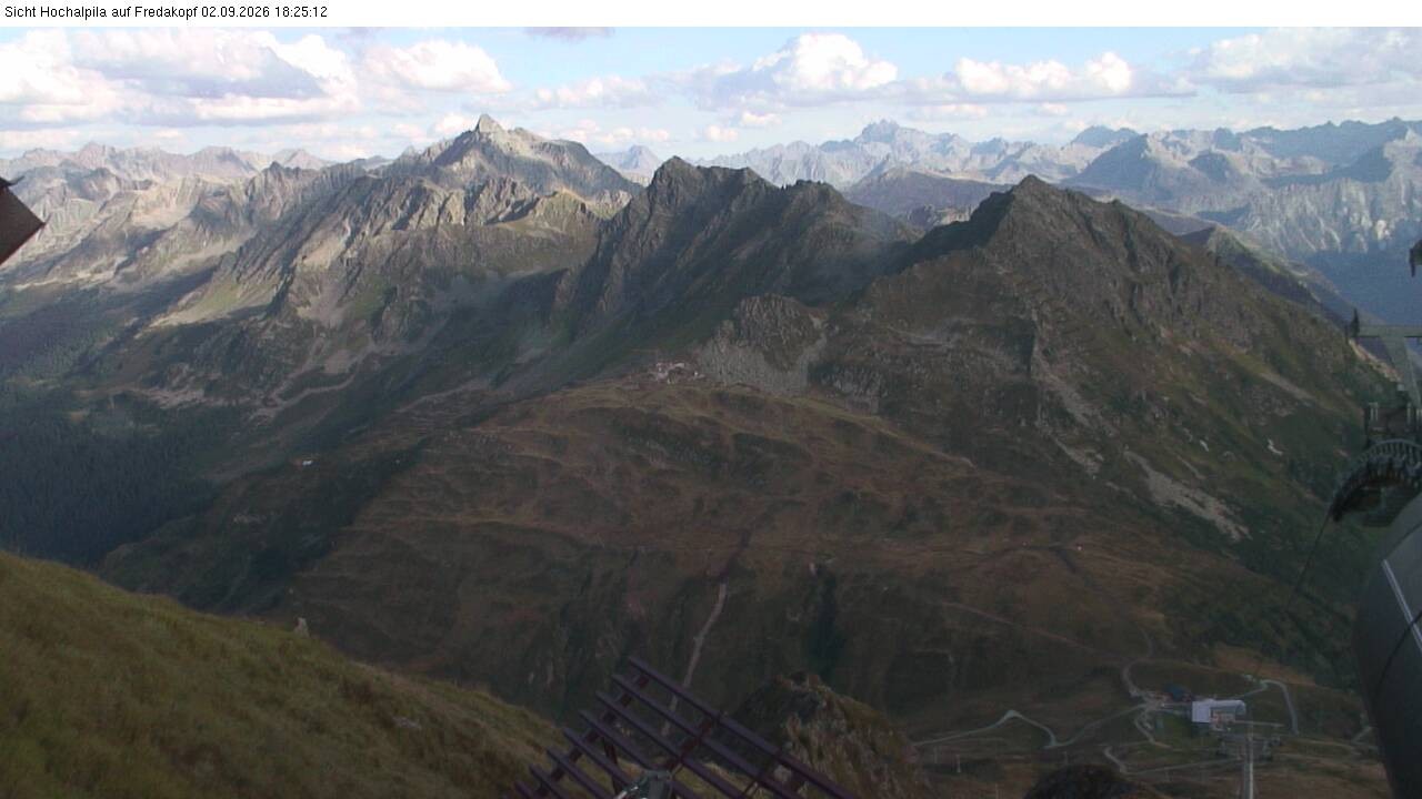 Archiv Foto Webcam Hochalpila Bahn in der Silvretta Montafon