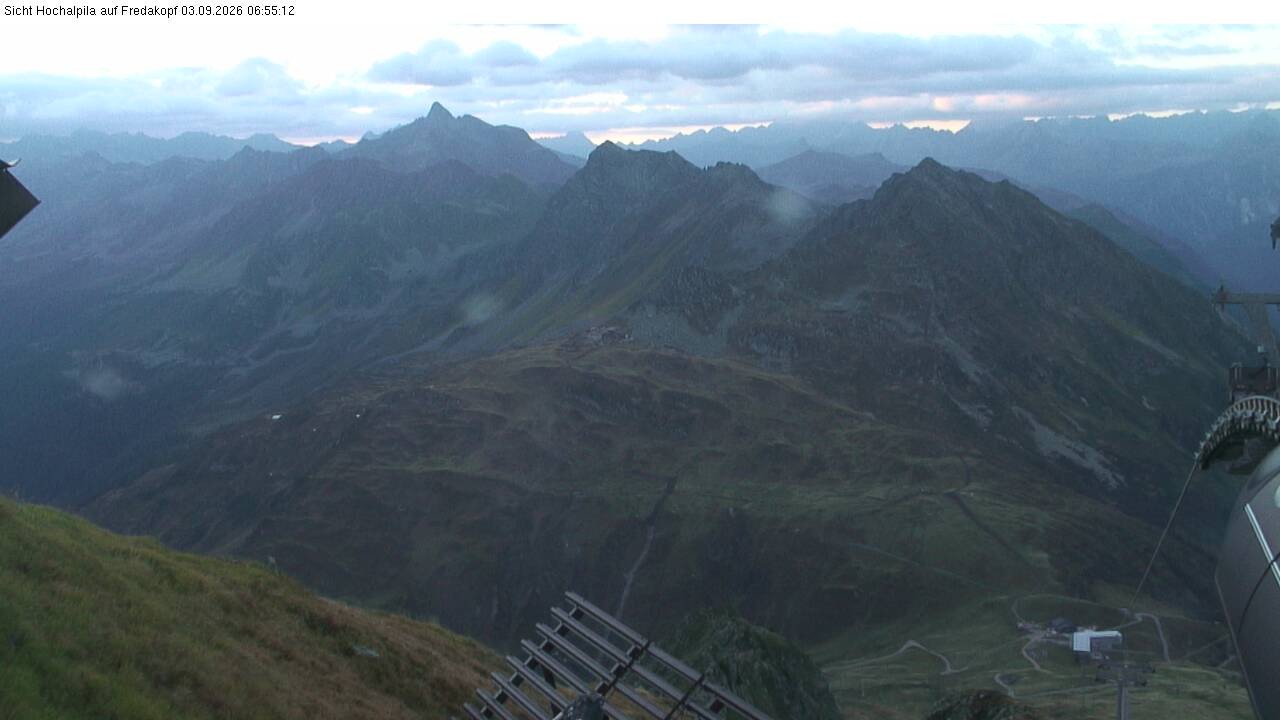 Archiv Foto Webcam Hochalpila Bahn in der Silvretta Montafon