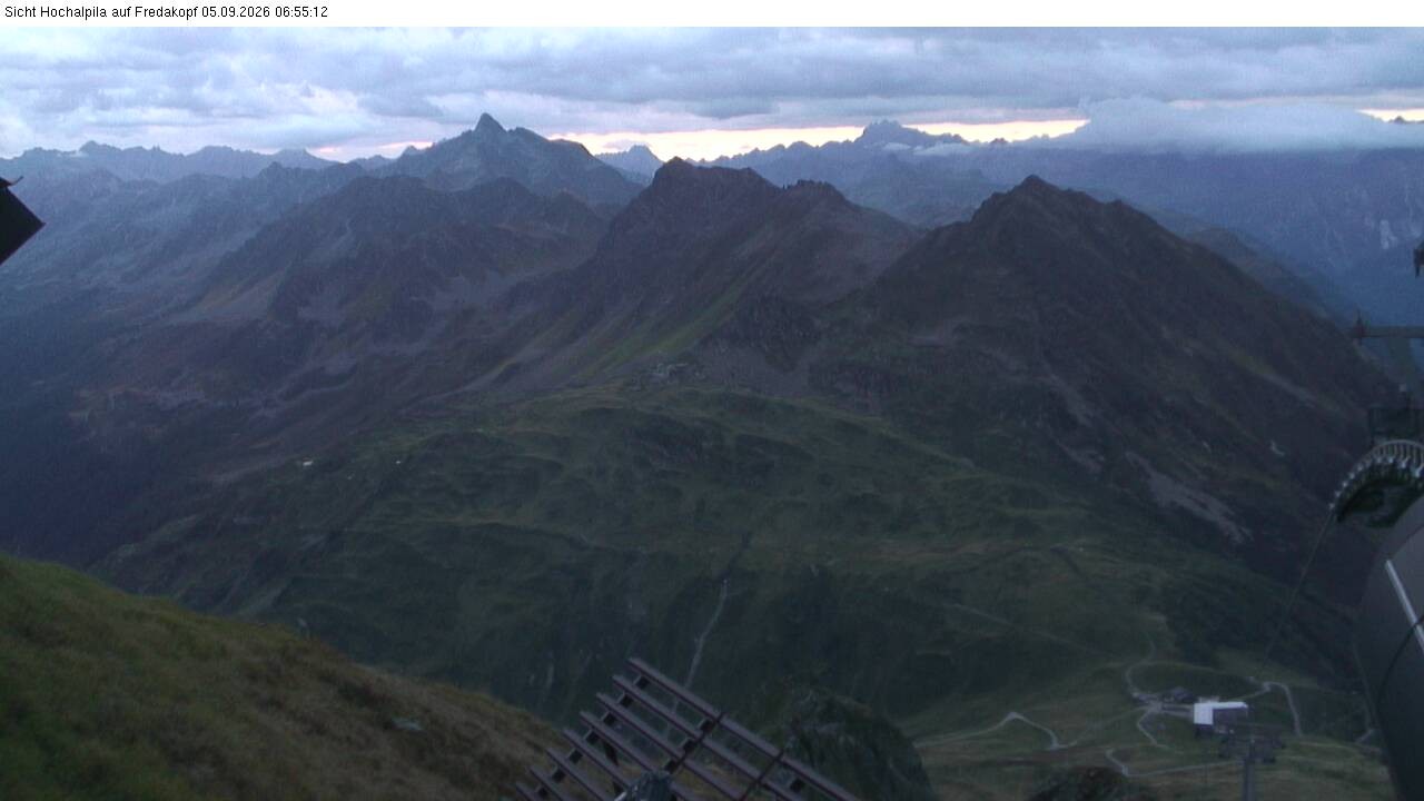 Archiv Foto Webcam Hochalpila Bahn in der Silvretta Montafon