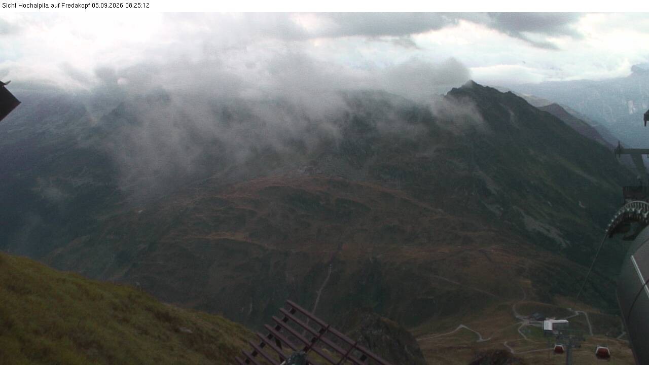 Archiv Foto Webcam Hochalpila Bahn in der Silvretta Montafon