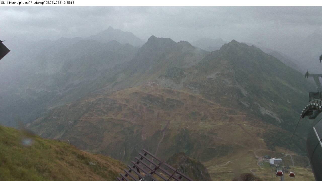Archiv Foto Webcam Hochalpila Bahn in der Silvretta Montafon