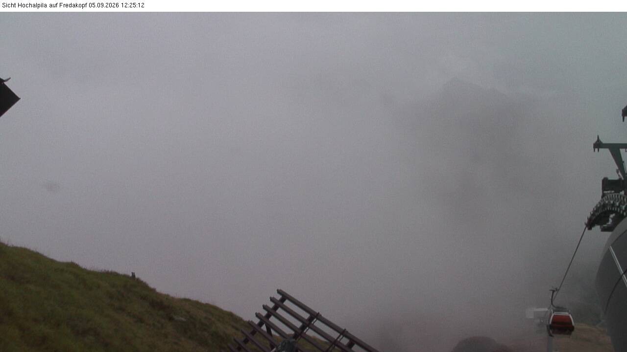 Archiv Foto Webcam Hochalpila Bahn in der Silvretta Montafon