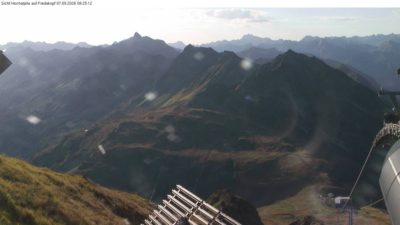 Archiv Foto Webcam Hochalpila Bahn in der Silvretta Montafon