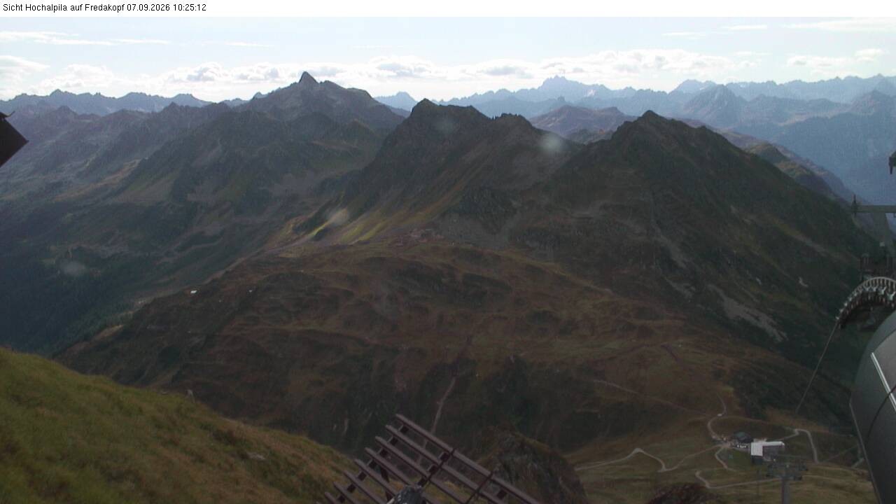 Archiv Foto Webcam Hochalpila Bahn in der Silvretta Montafon