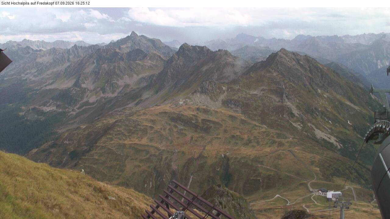 Archiv Foto Webcam Hochalpila Bahn in der Silvretta Montafon