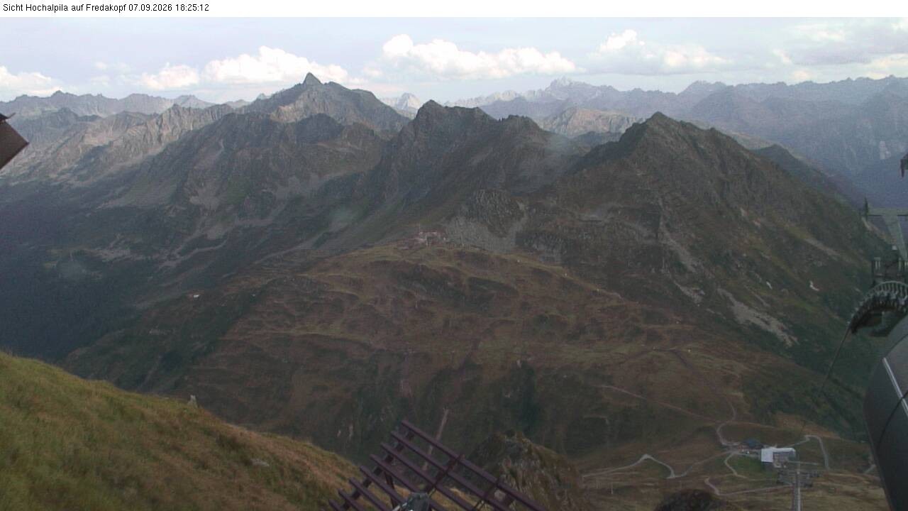 Archiv Foto Webcam Hochalpila Bahn in der Silvretta Montafon