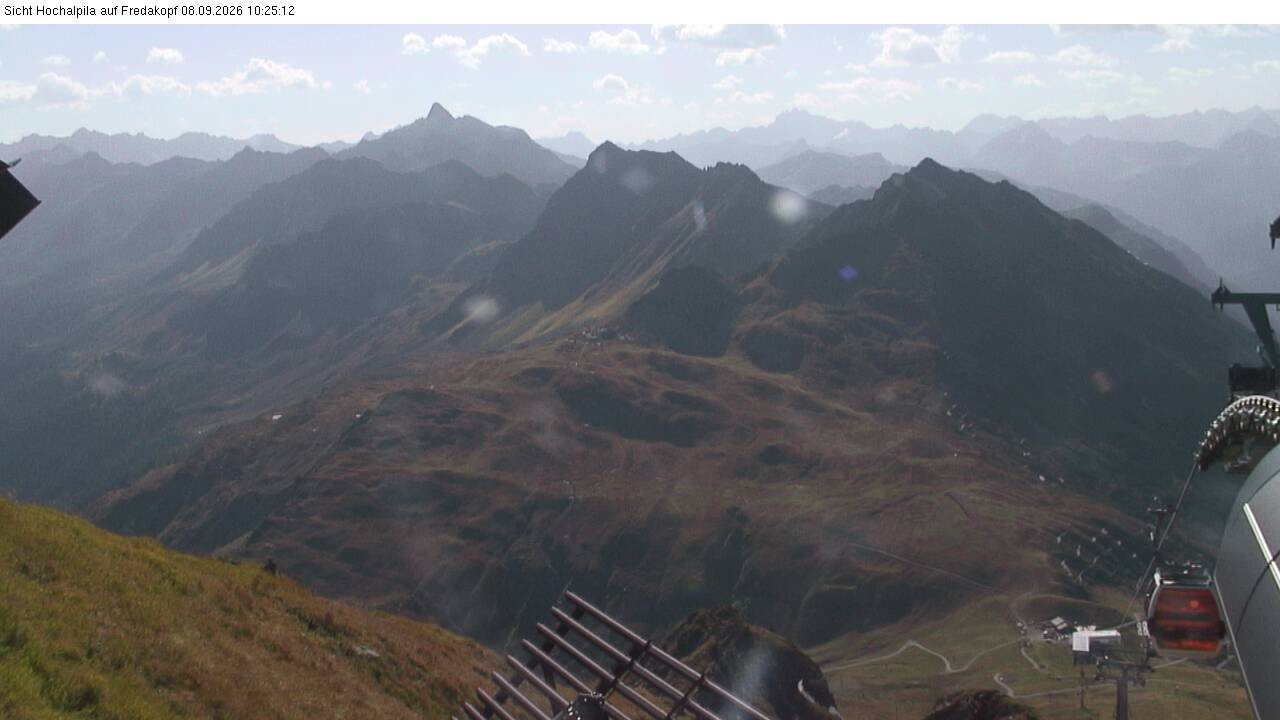Archived image Webcam Hochalpila Gondola 