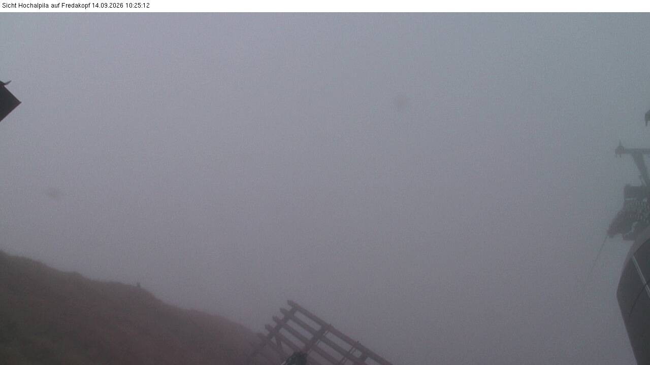 Archived image Webcam Hochalpila Gondola 