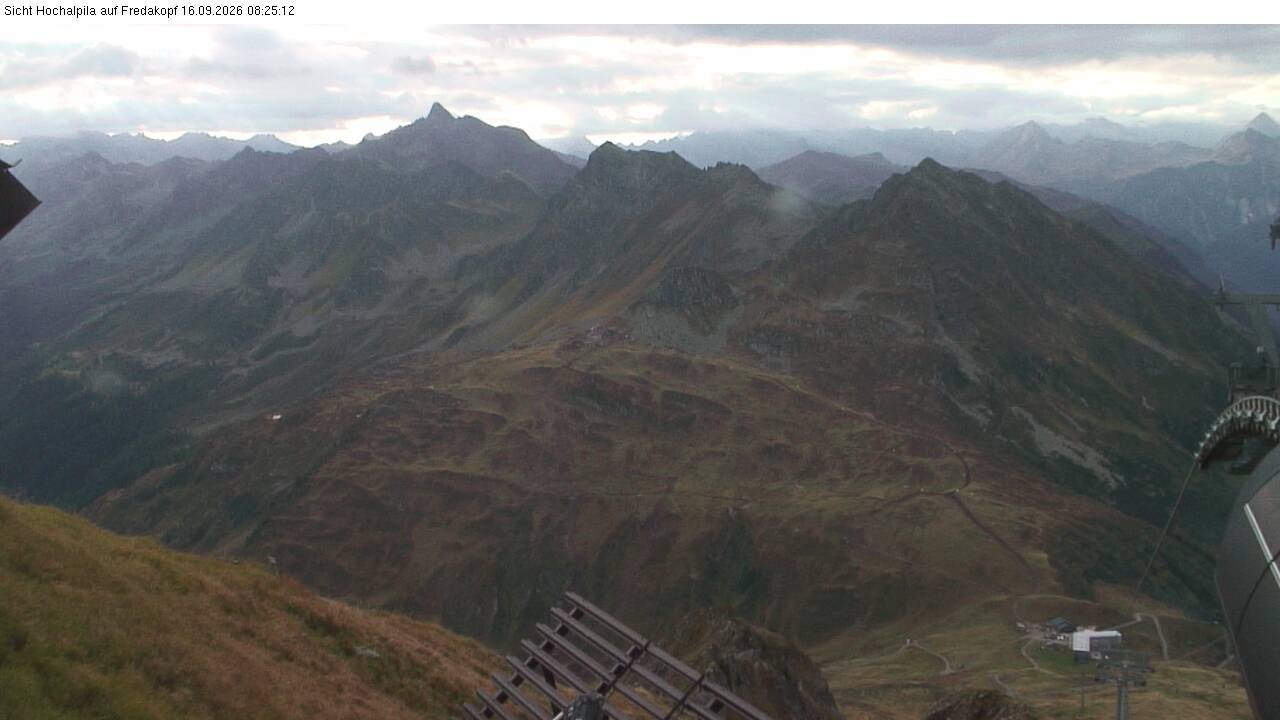 Archiv Foto Webcam Hochalpila Bahn in der Silvretta Montafon