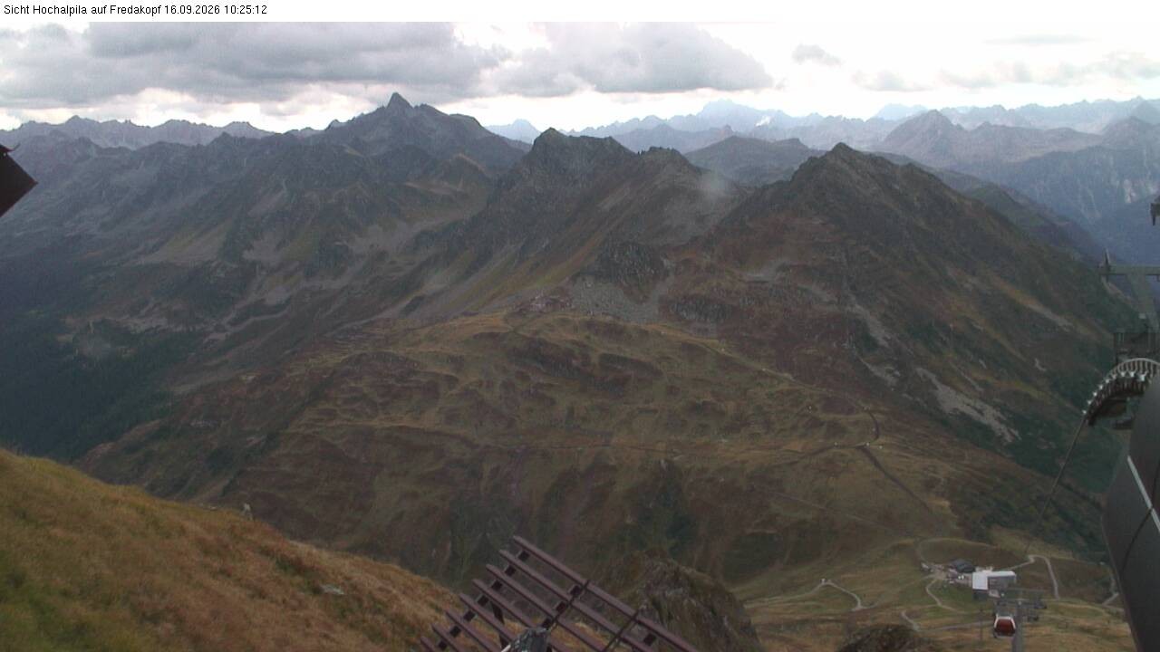 Archiv Foto Webcam Hochalpila Bahn in der Silvretta Montafon