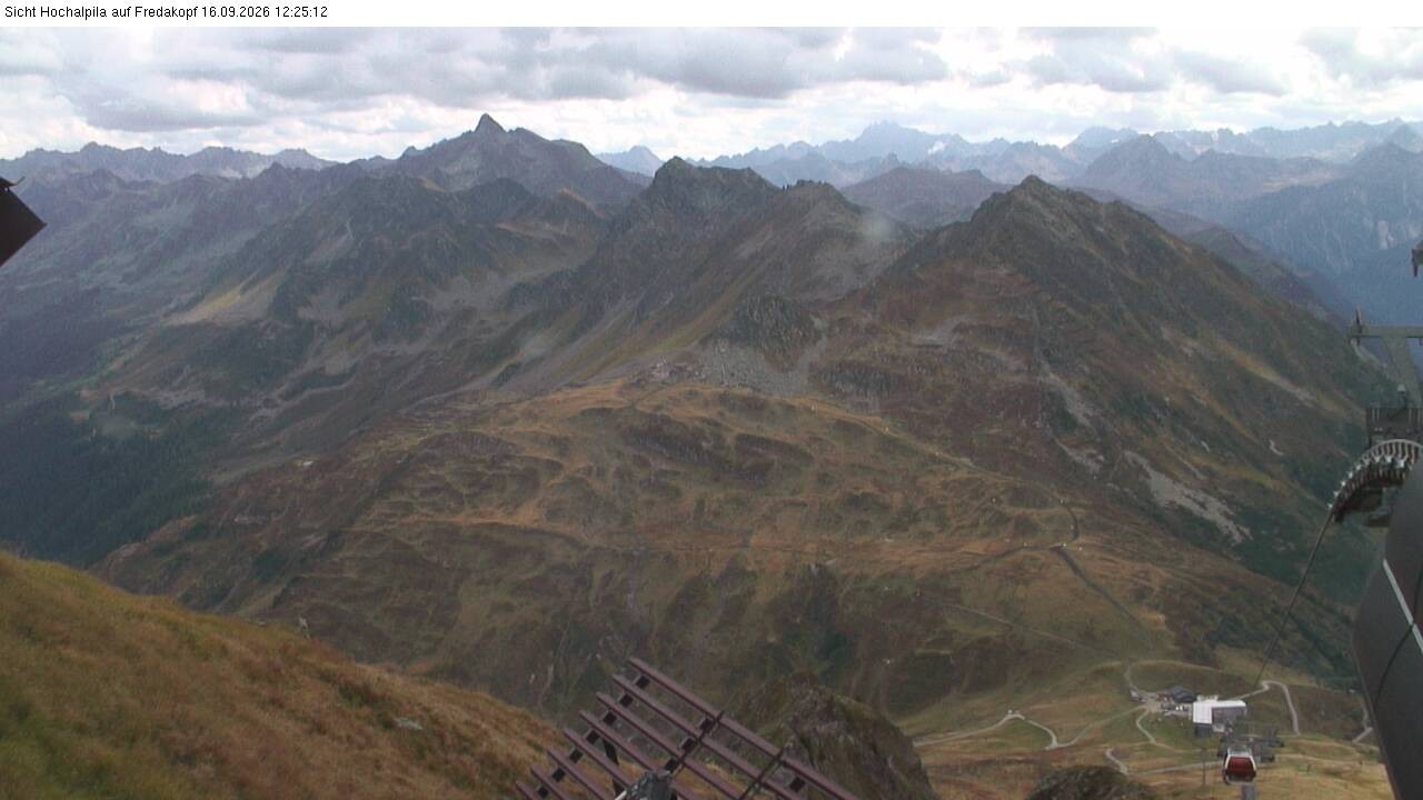 Archiv Foto Webcam Hochalpila Bahn in der Silvretta Montafon
