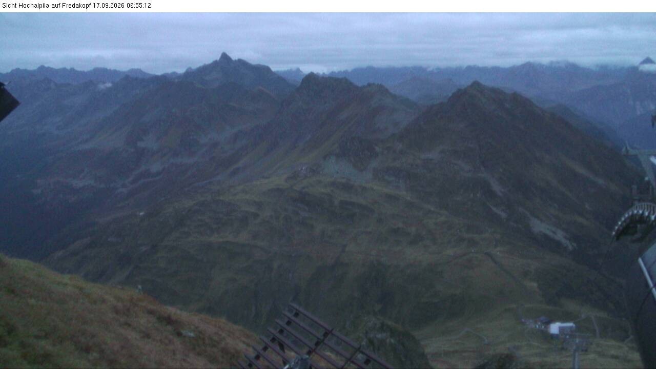 Archiv Foto Webcam Hochalpila Bahn in der Silvretta Montafon